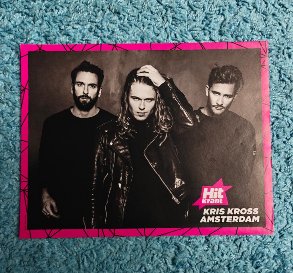 Kris Kross Amsterdam poster hitkrant, A4 of kleiner, Rechthoekig Liggend, Nieuw, Ophalen of Verzenden