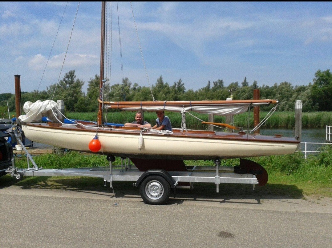 Open zeilboot, Watersport en Boten, Ophalen, Polyester