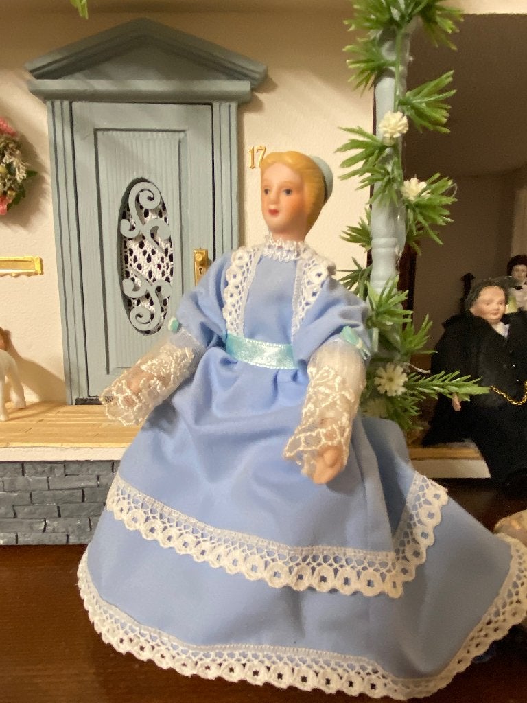Poppenhuis poppen, Ophalen of Verzenden, Zo goed als nieuw, Poppenhuis