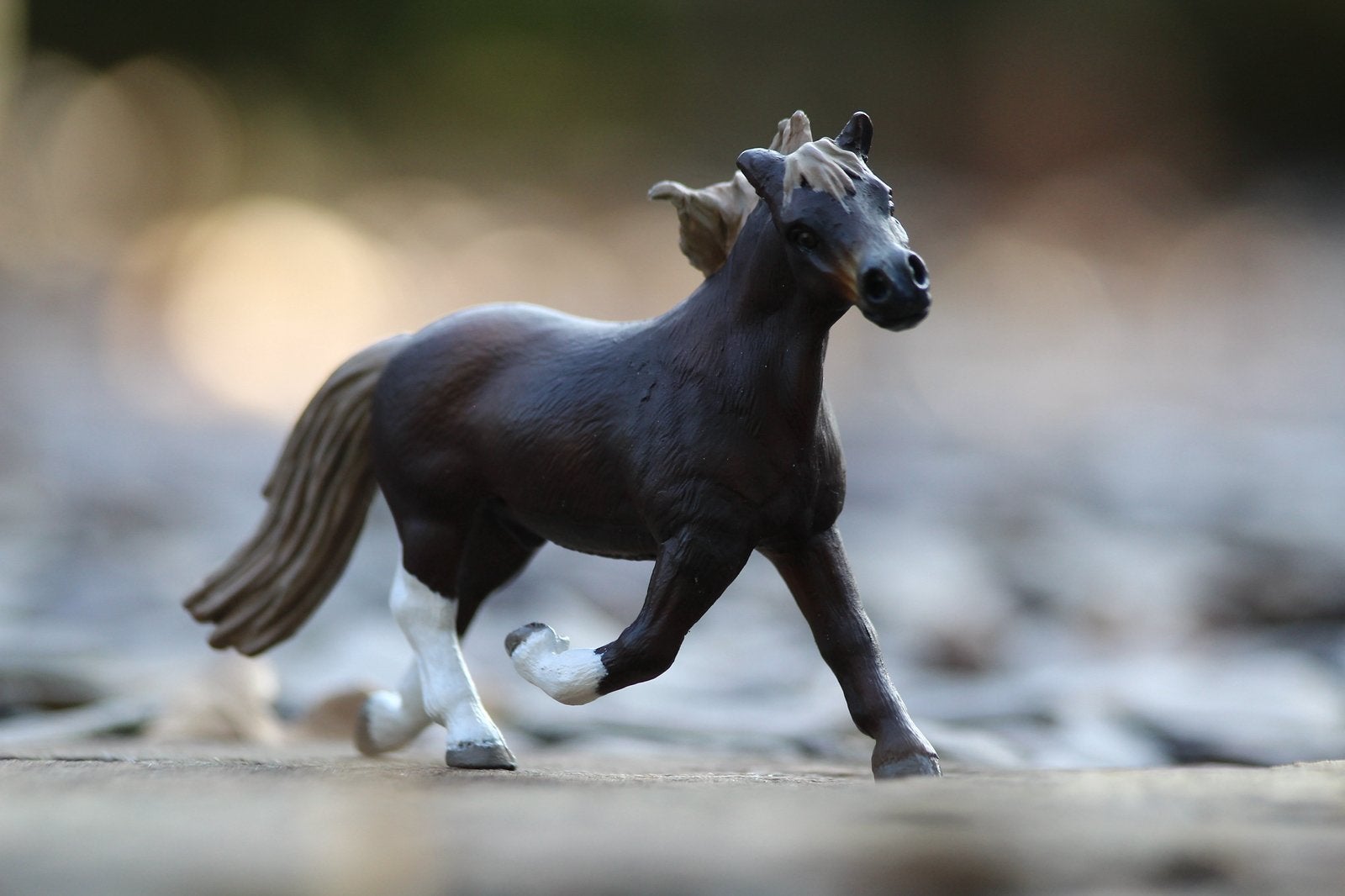 Schleich GRP custom, Ophalen of Verzenden, Zo goed als nieuw, Paard, Beeldje of Figuurtje