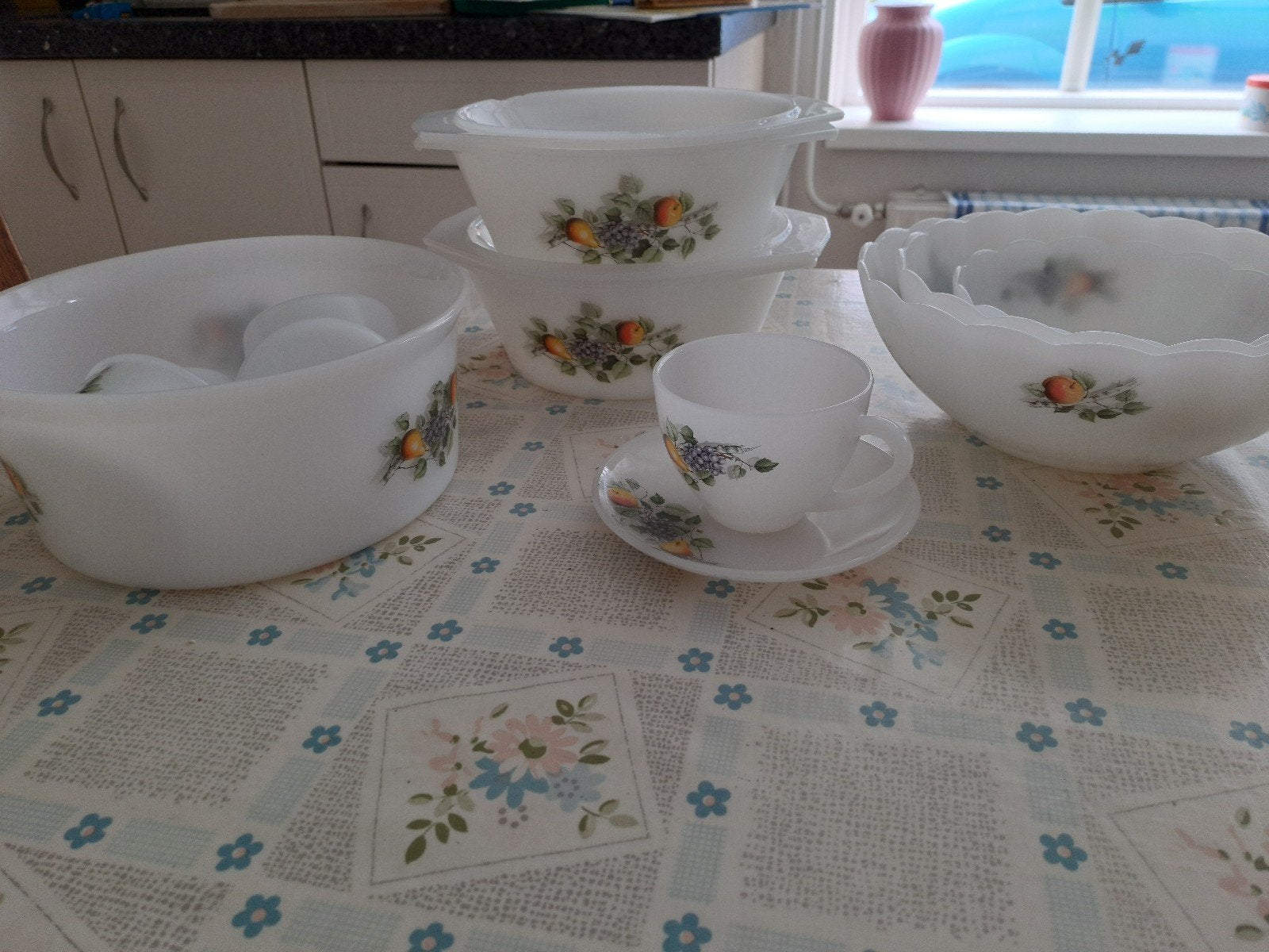 vintage schalen, Ophalen, Glas, Overige stijlen, Schaal of Schalen