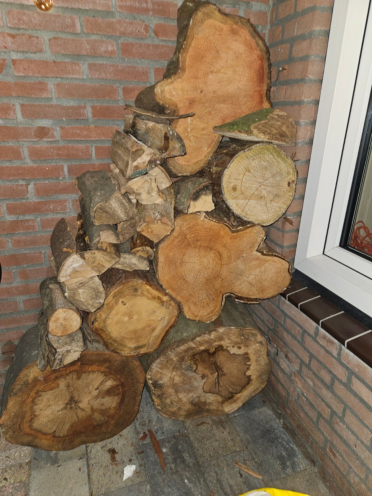 stookhout aan decoratie houdt, Minder dan 3 m³, Ophalen of Verzenden, Stammen