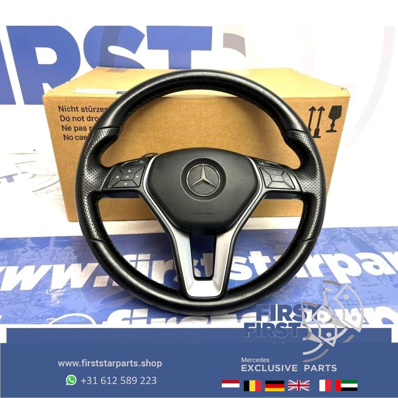 Origineel FACELIFT 2012 STUUR Mercedes W204 W207 W212 X204 W, Gebruikt, -, Ophalen of Verzenden, -