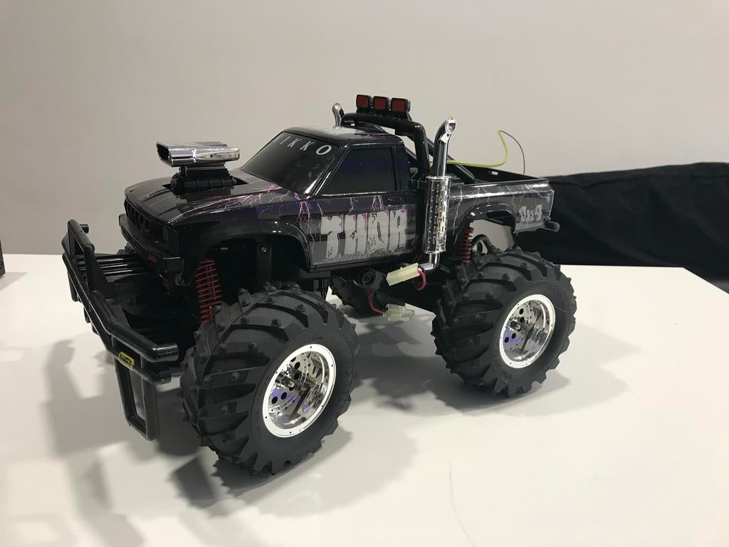 Nikko Thor RC Monster Truck - Vintage 4x4, Elektro, Auto offroad, Ophalen of Verzenden, Zo goed als nieuw