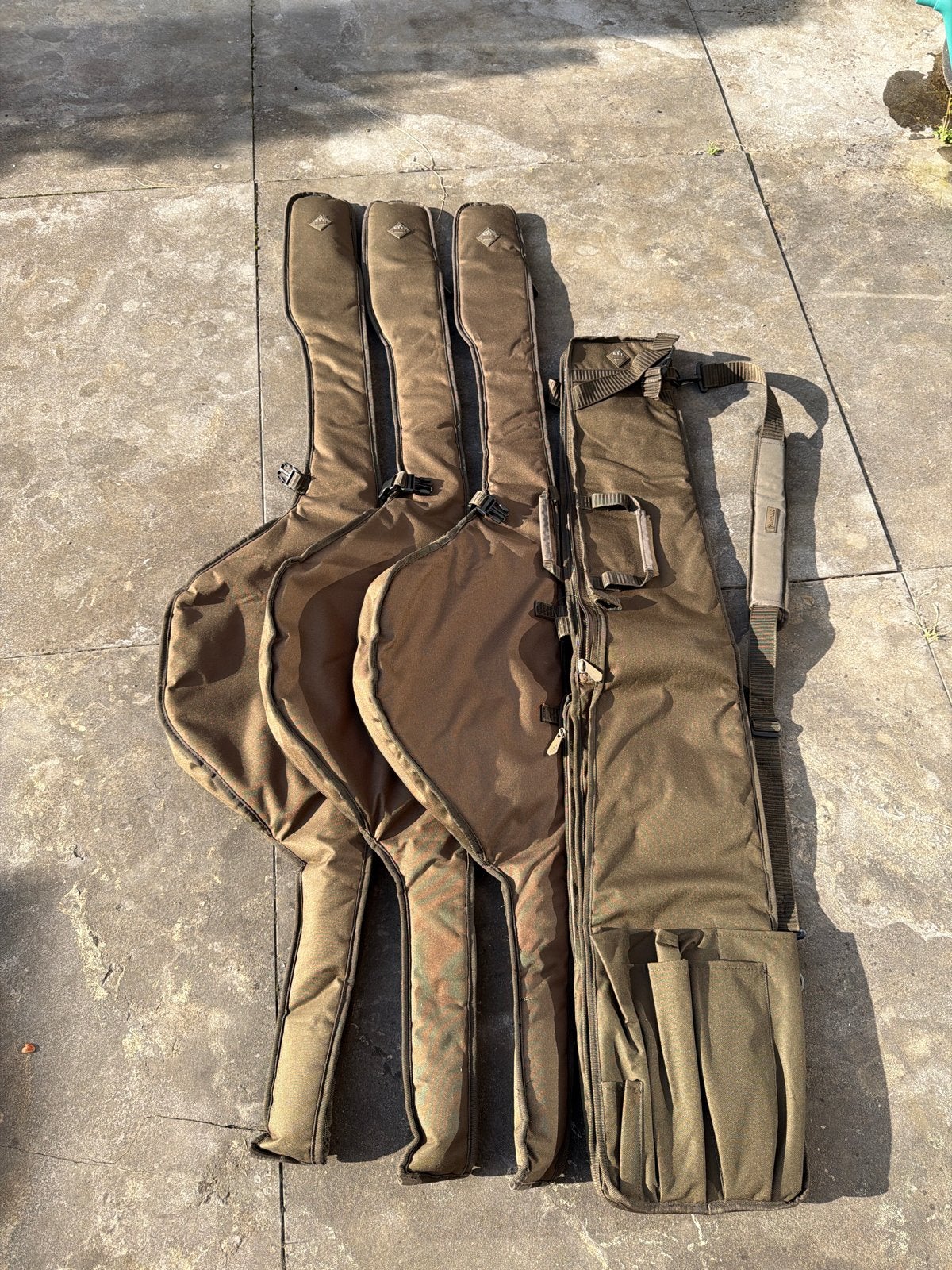 Nash 30th Anniversary 10ft Rod Sleeves met Quiver Bag, Ophalen of Verzenden, Zo goed als nieuw