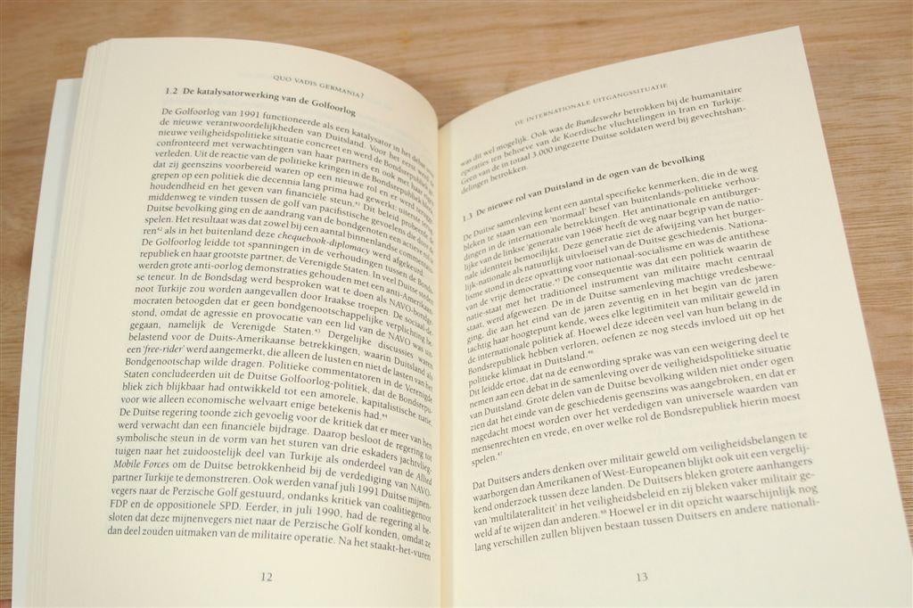Quo Vadis Germania? — Gesigneerd — Over Duitsland, Ophalen of Verzenden, Zo goed als nieuw, Europa