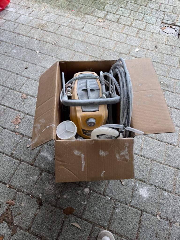 Wagner verfspuit machine, zo goed als nieuw, Ophalen, Zo goed als nieuw, Verfspuit of Verfpomp