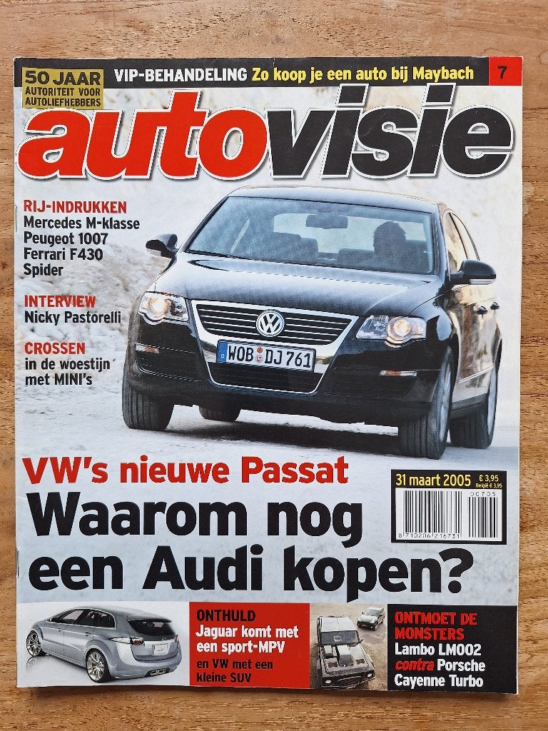 Autovisie 7 2005 zie foto 2 voor inhoudsopgave, Gelezen, Algemeen, Ophalen of Verzenden, Autovisie