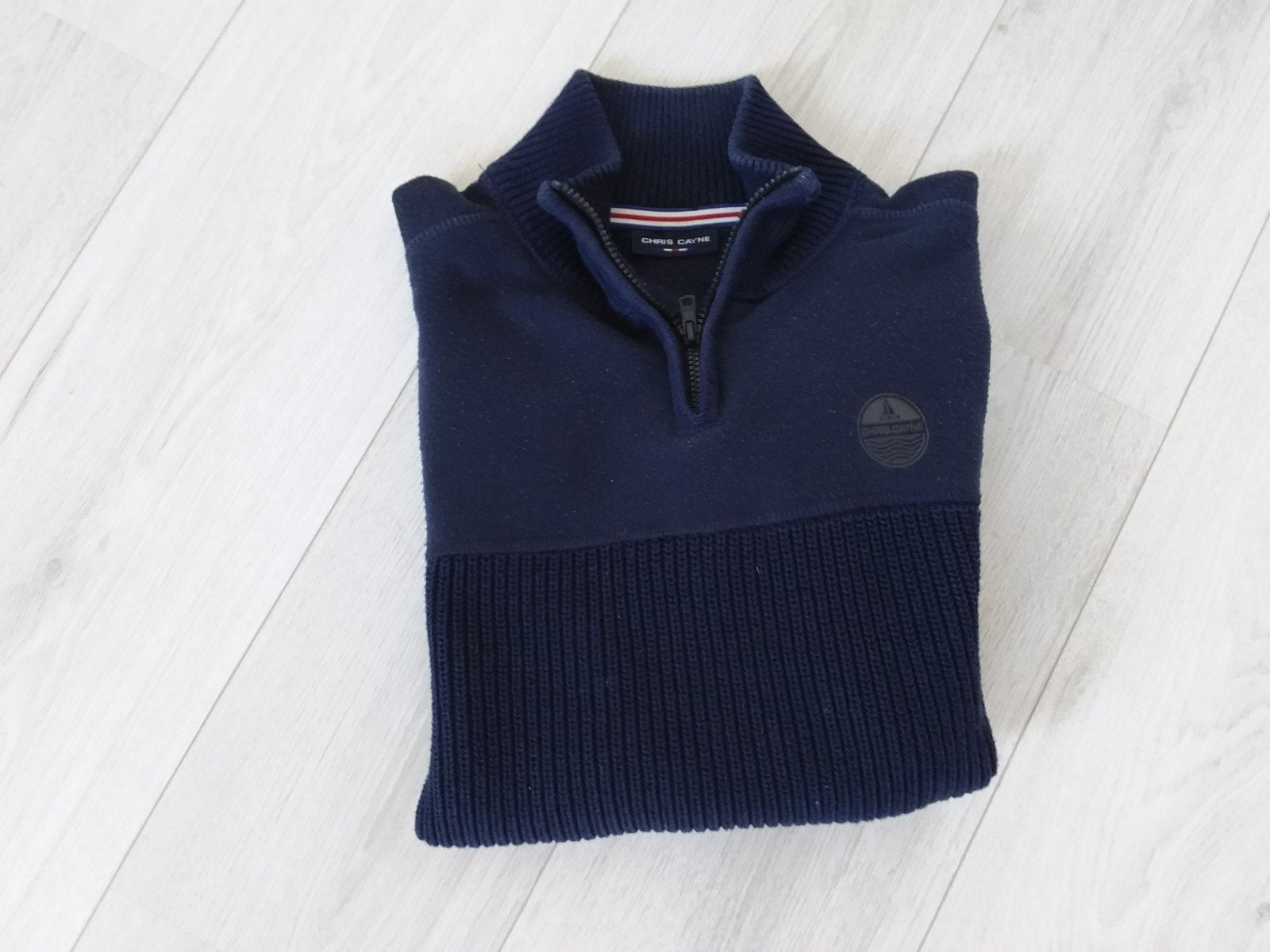 Donker blauw trui met rits van North Sails, maat M, Ophalen of Verzenden, Zo goed als nieuw, North Sails, Maat 48/50 (M)