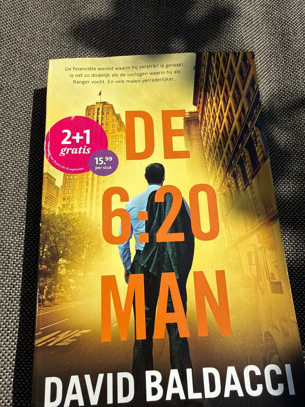 De 6:20 Man - David Baldacci (Thriller), Ophalen of Verzenden, Zo goed als nieuw, Nederland