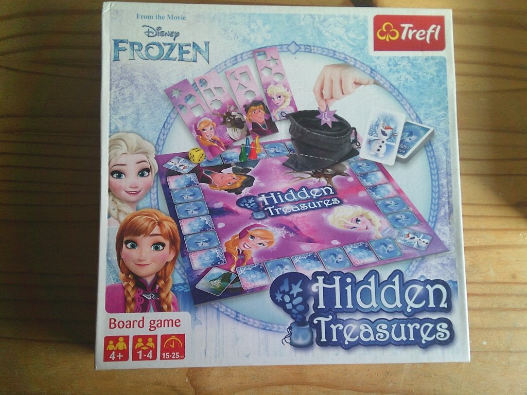 Disney Frozen Hidden Treasures, Drie of vier spelers, Ophalen, Zo goed als nieuw, Trefl