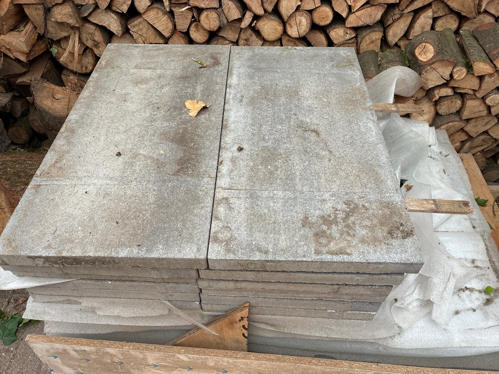 37x GeoStretto Plus Elba Terrastegels 80x40x4 - Nieuw, Ophalen, Nieuw, 10 m² of meer, Beton