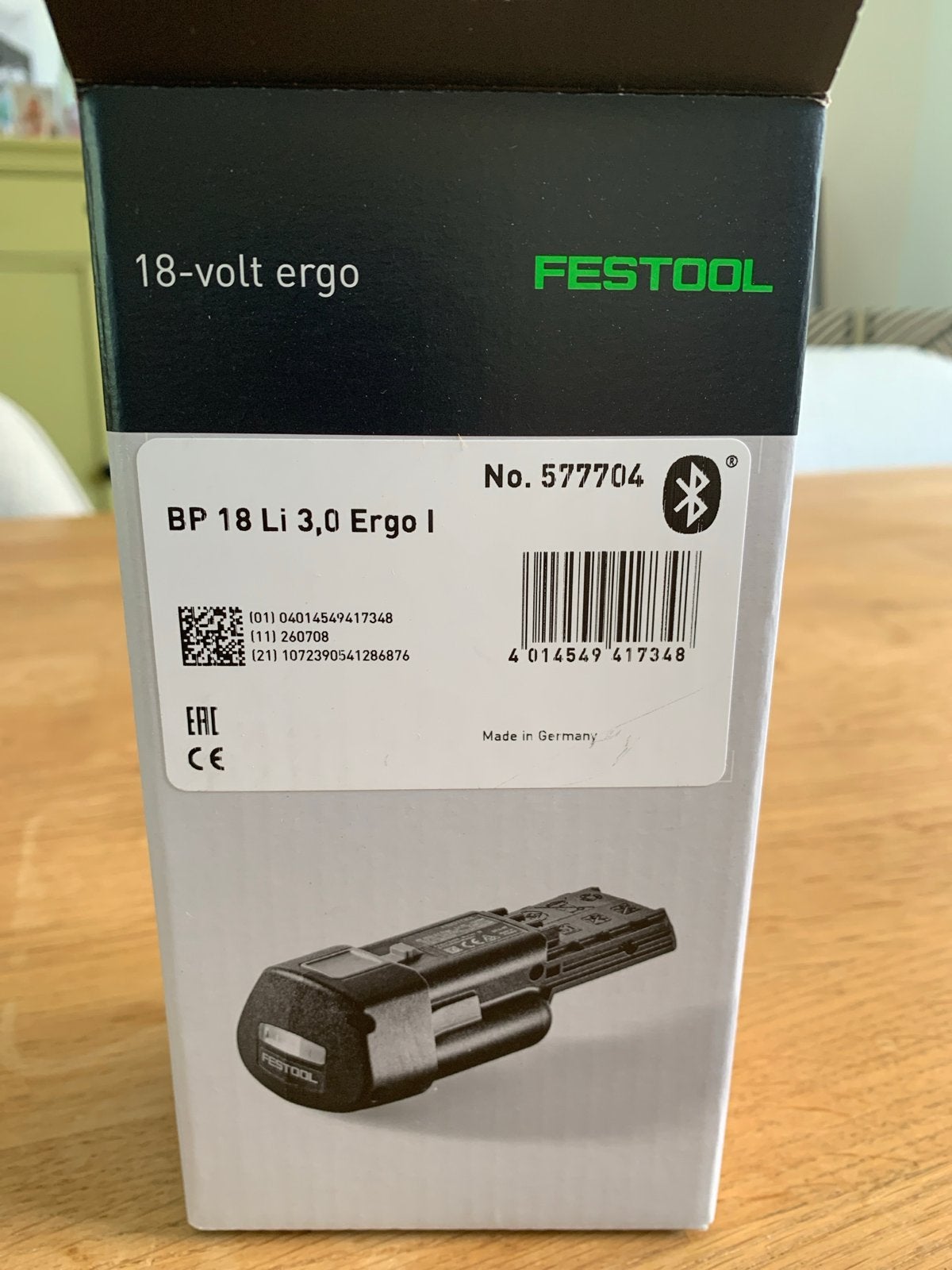 Festool BP 18 Li 3,0 Ergo I 18-volt accu NIEUW, Doe-het-zelf en Verbouw, Gereedschap | Schuurmachines, Ophalen of Verzenden, Nieuw