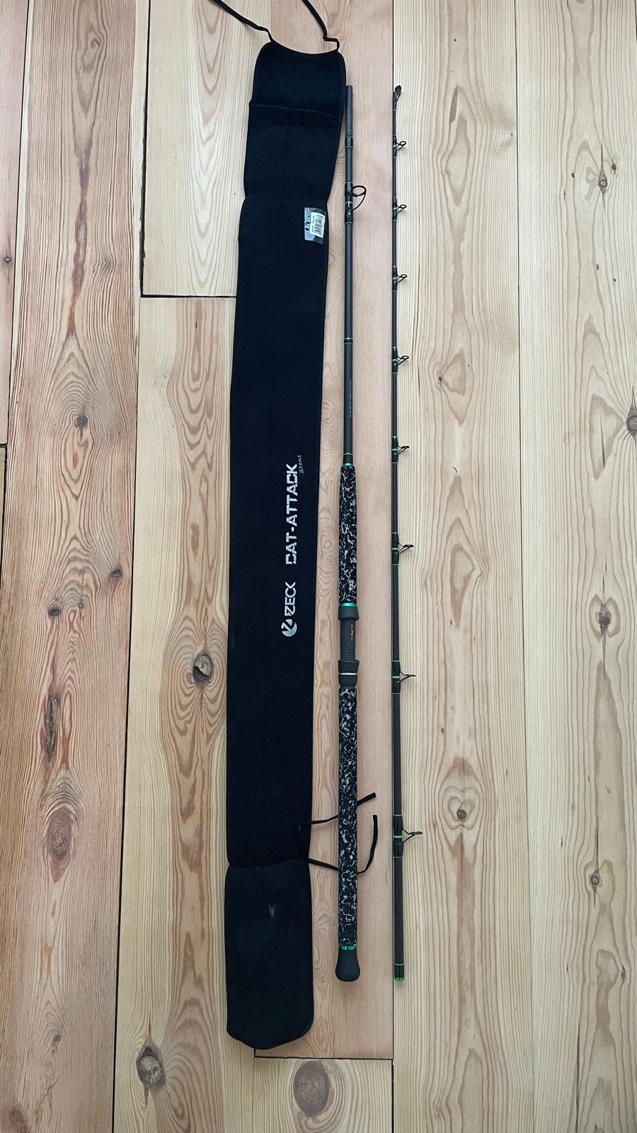 Zeck Cat-Attack Stone 2.80m tot 320g Meerval hengel, Ophalen, Zo goed als nieuw, Werphengel