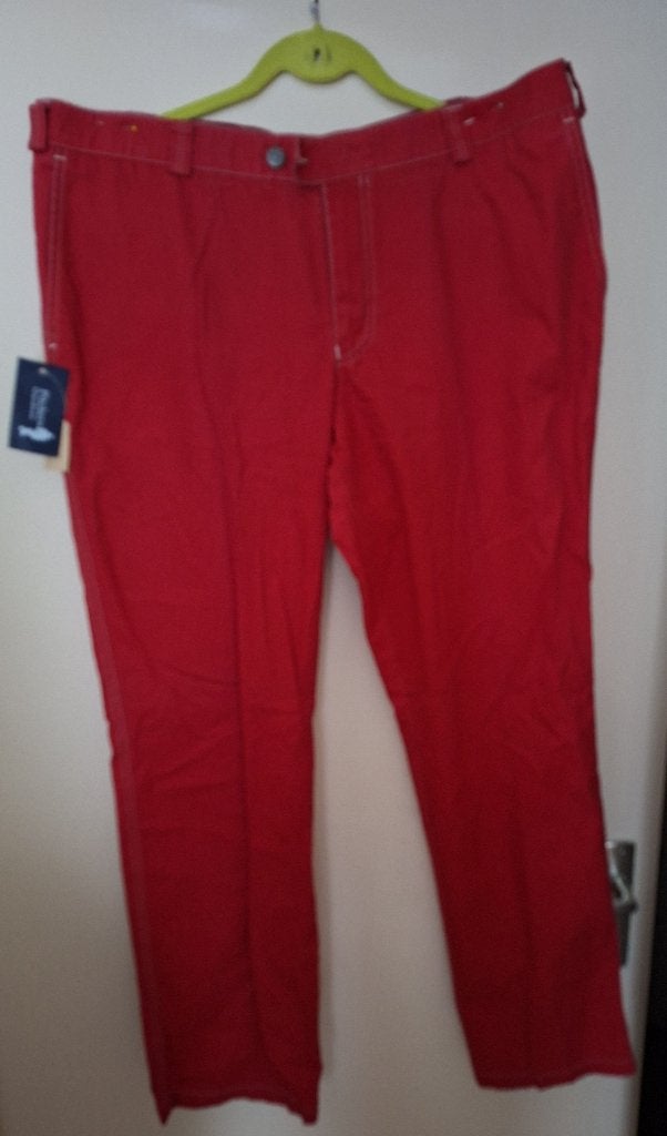 Nieuwe rode Pitcher Outdoor broek, Maat 52/54 (L), Pitcher Outdoor, Nieuw, Ophalen of Verzenden