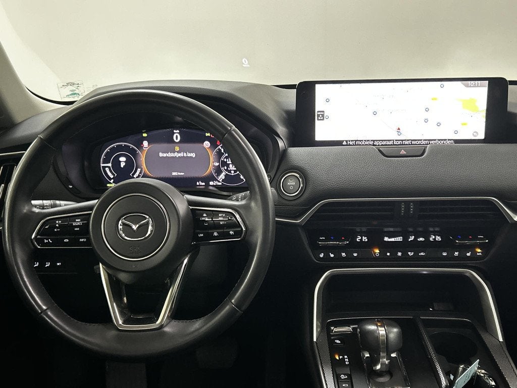 Mazda CX-60 2.5 e-SkyActiv PHEV Homura ELEKTRISCH PANORAMADA, Gebruikt, Met garantie (alle), 2500 kg, Bedrijf