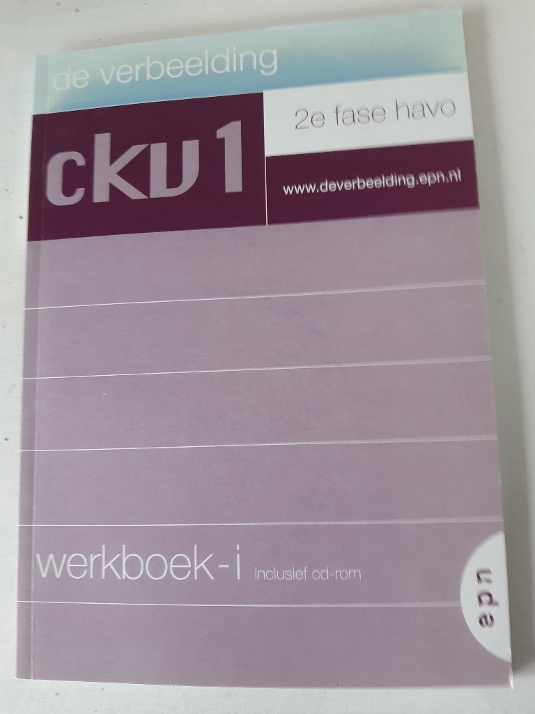 CKV1 2e fase Havo, Boeken, Ophalen of Verzenden, Zo goed als nieuw, HAVO, Handvaardigheid
