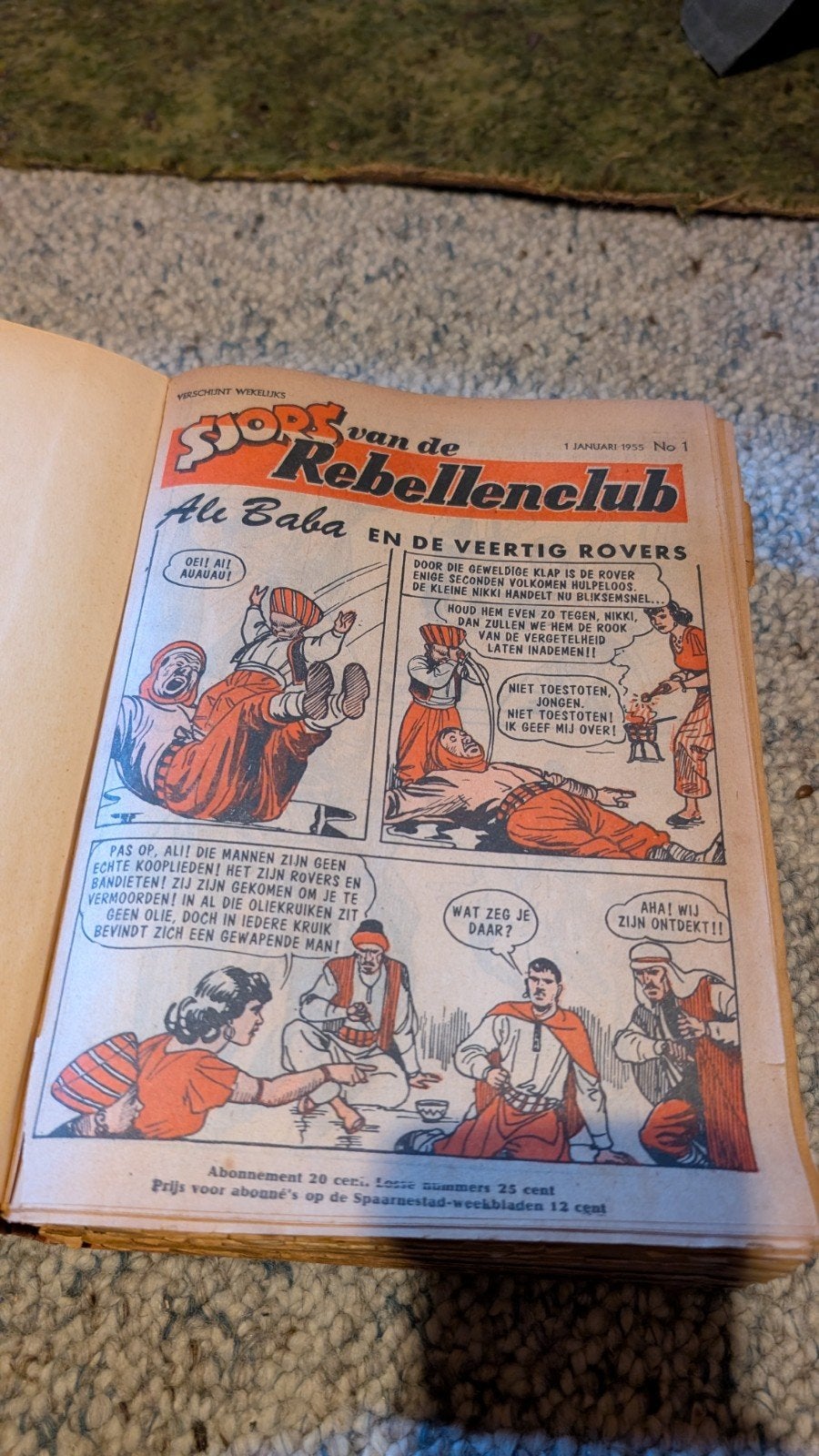 Sjors en de Rebellenclub jaargang 1955, Ophalen of Verzenden, 1940 tot 1960, Tijdschrift