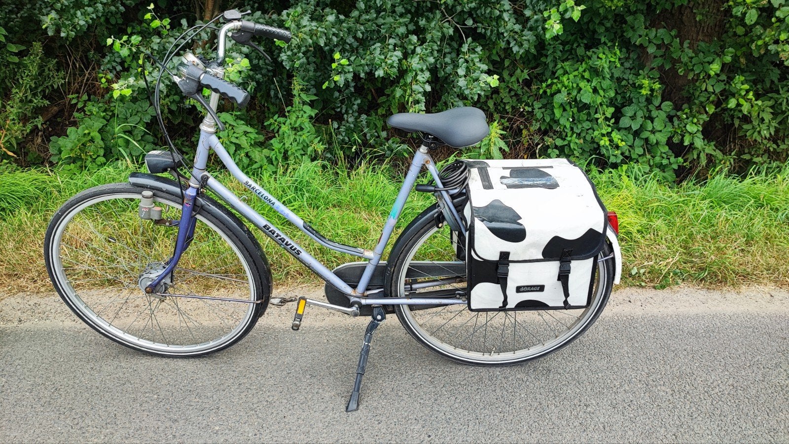 Batavus fiets met grote tas en nieuw zadel, Ophalen of Verzenden
