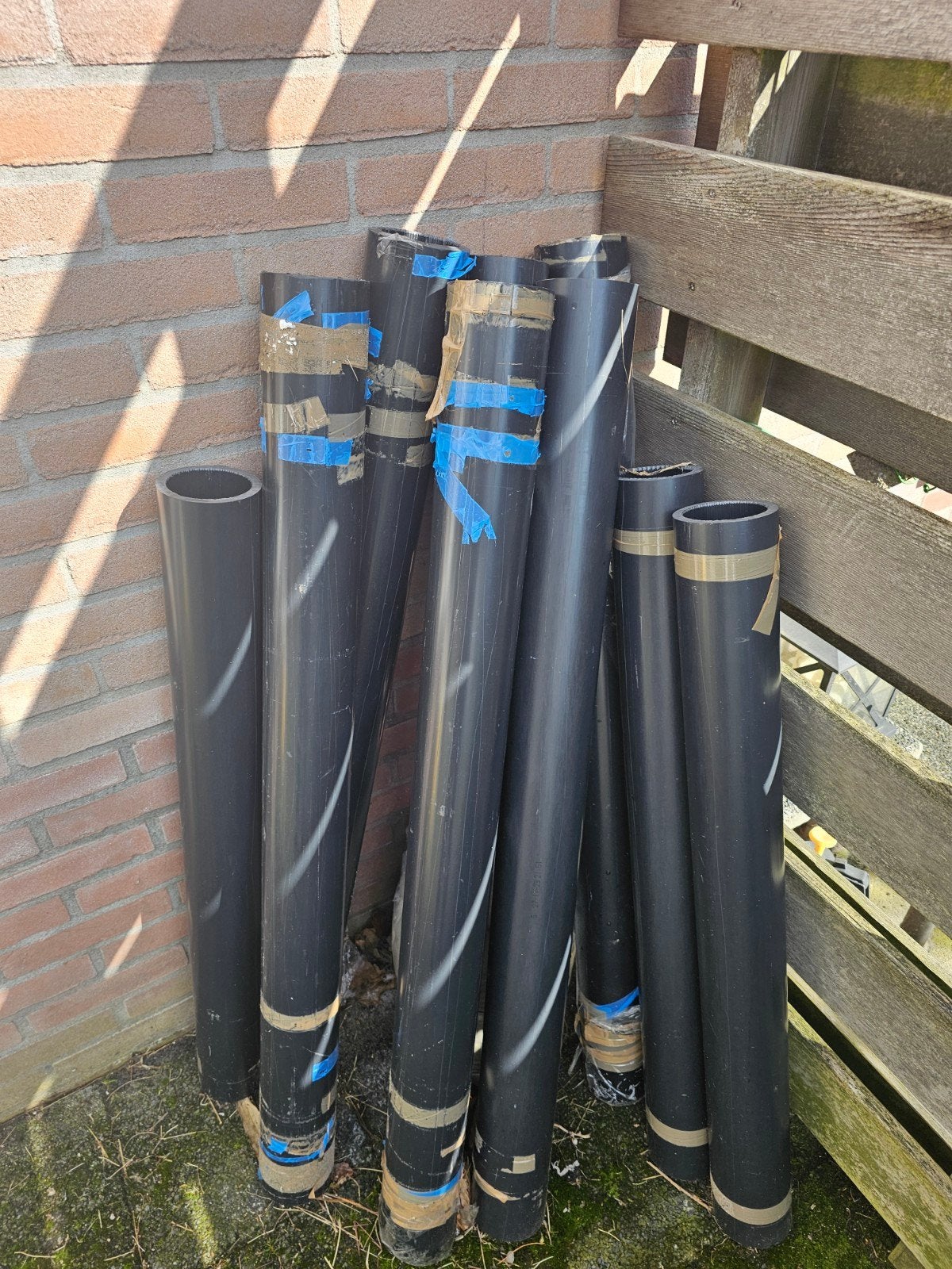 Gratis af te halen: Kunststof buizen, Ophalen, Gebruikt, Pvc, 2 tot 4 meter