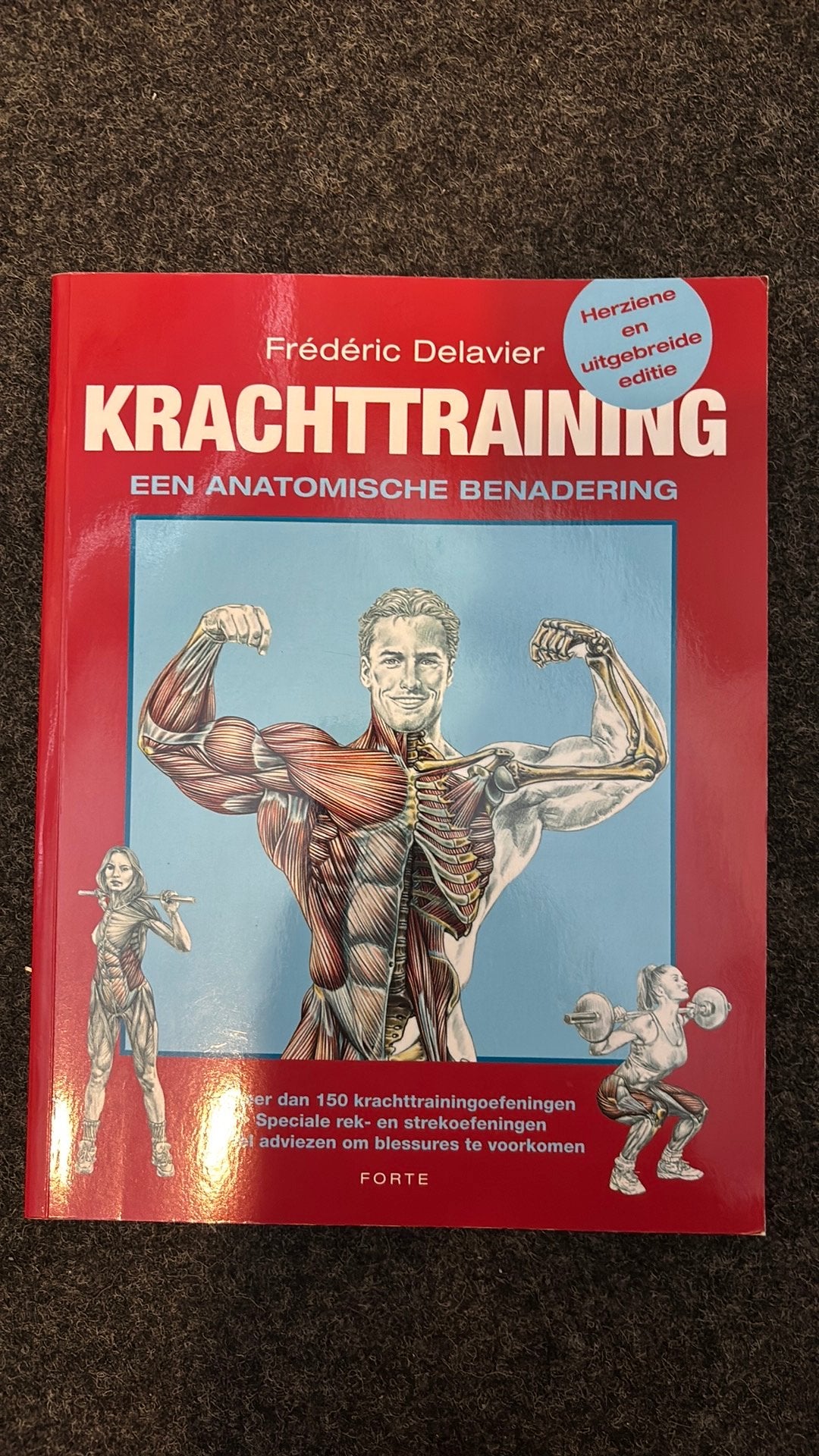 Krachttraining – Frédéric Delavier, Ophalen of Verzenden, Beta, Zo goed als nieuw