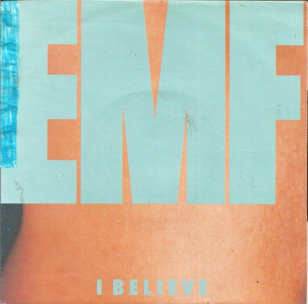 EMF – I Believe (1991), Gebruikt, Fotohoes, 7 inch, Ophalen of Verzenden