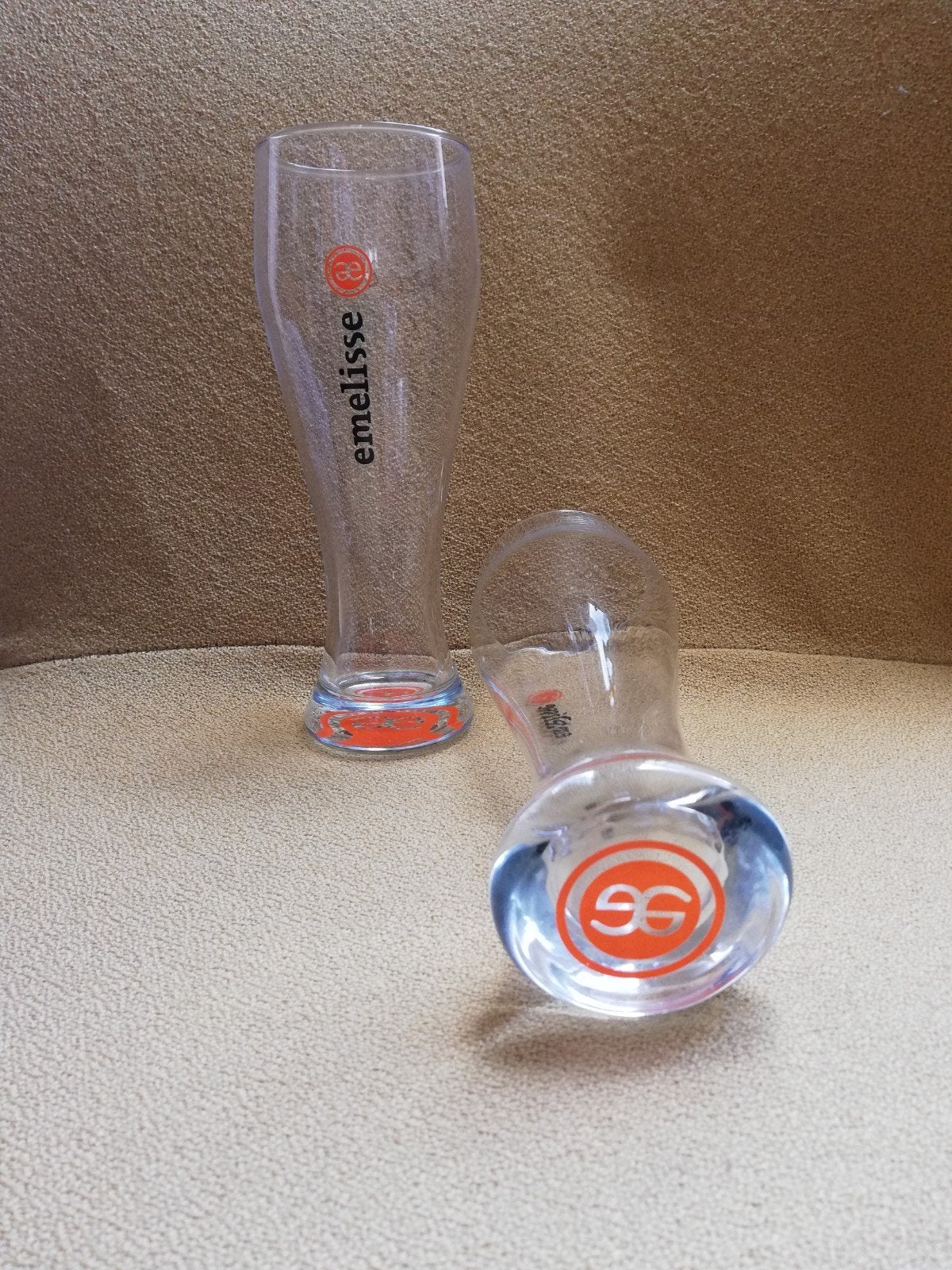 Emelisse bierglazen 11 stuks, Ophalen, Nieuw, Glas of Glazen, Overige merken