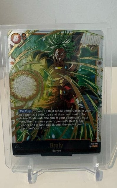 FB08-122 Dragon Ball Super Card Game - Broly SCR, Hobby en Vrije tijd, Ophalen, Zo goed als nieuw, Losse kaart, Foil