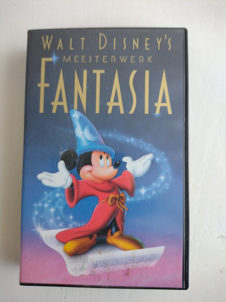 Walt Disney's Meesterwerk Fantasia VHS, Alle leeftijden, Ophalen of Verzenden, Gebruikt, Overige genres