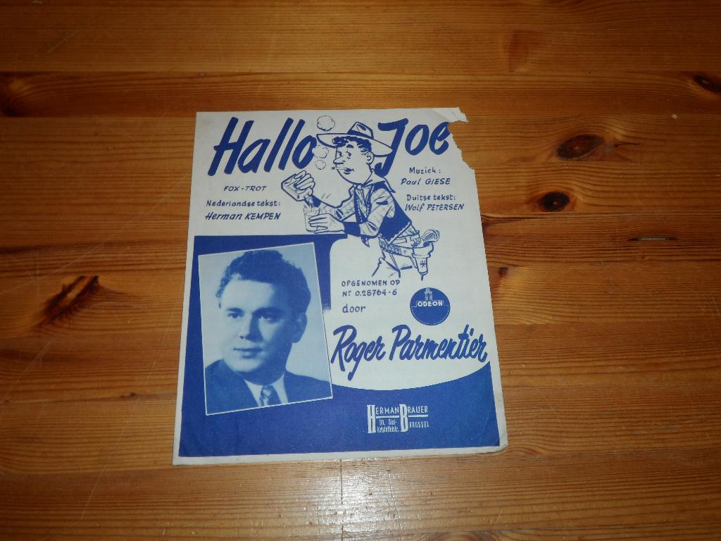 Hallo joe - paul giese / herman kempen / roger parmentier, Muziek en Instrumenten, Gebruikt, Gitaar, Ophalen of Verzenden, Artiest of Componist