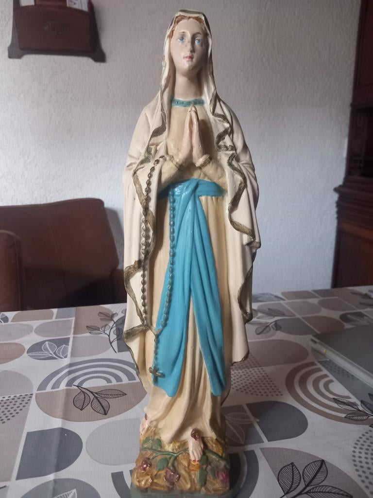 Maria beeld 45cm, Antiek en Kunst, Antiek | Religie, Ophalen