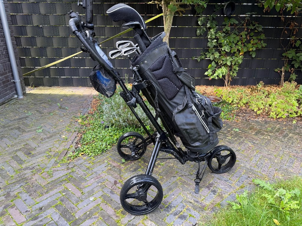 Foto 4 van Complete golfset Inesis: 6 clubs, standbag & trolley