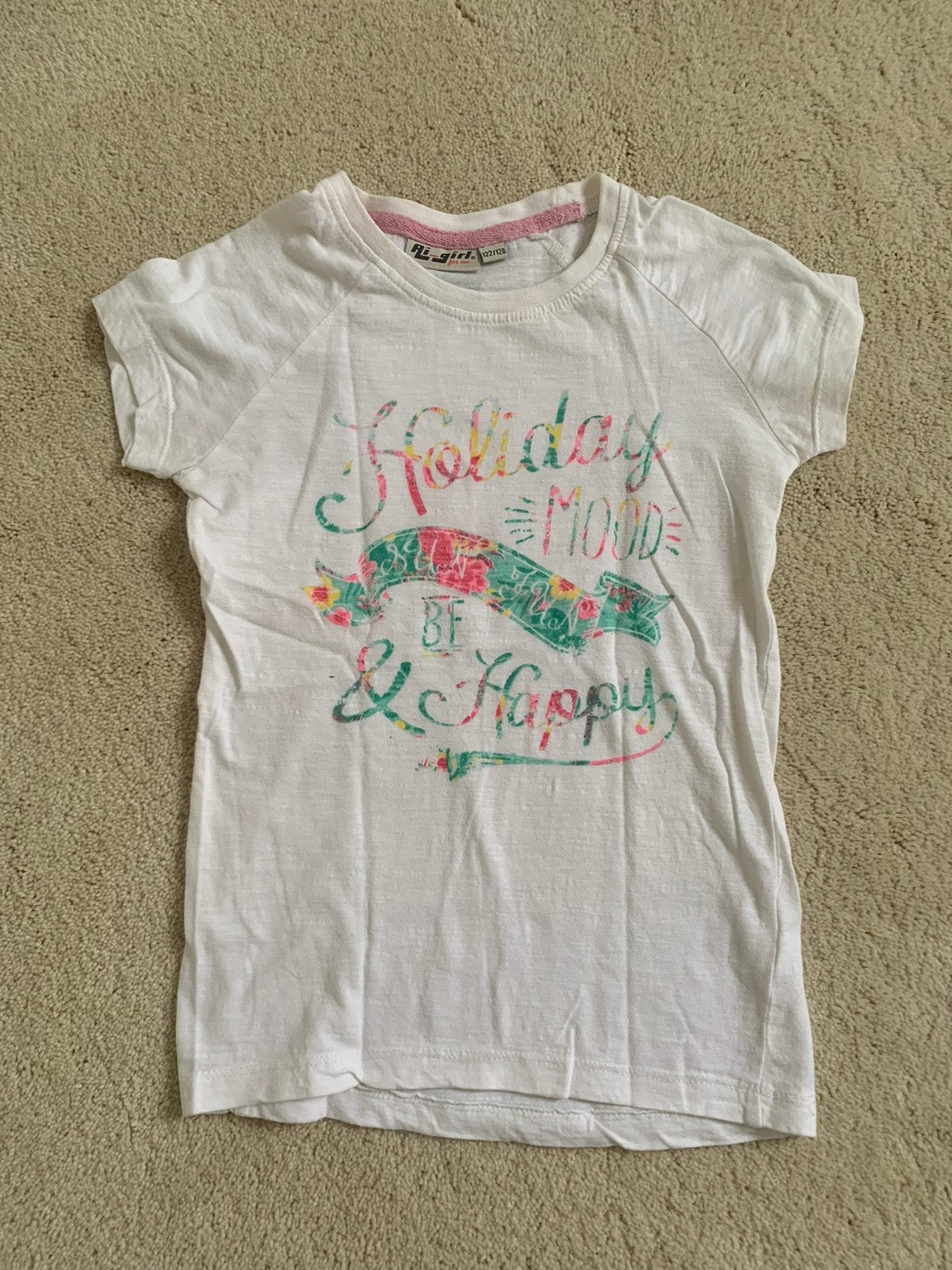 Shirt 122/128, Ophalen of Verzenden, Zo goed als nieuw, Meisje, Shirt of Longsleeve