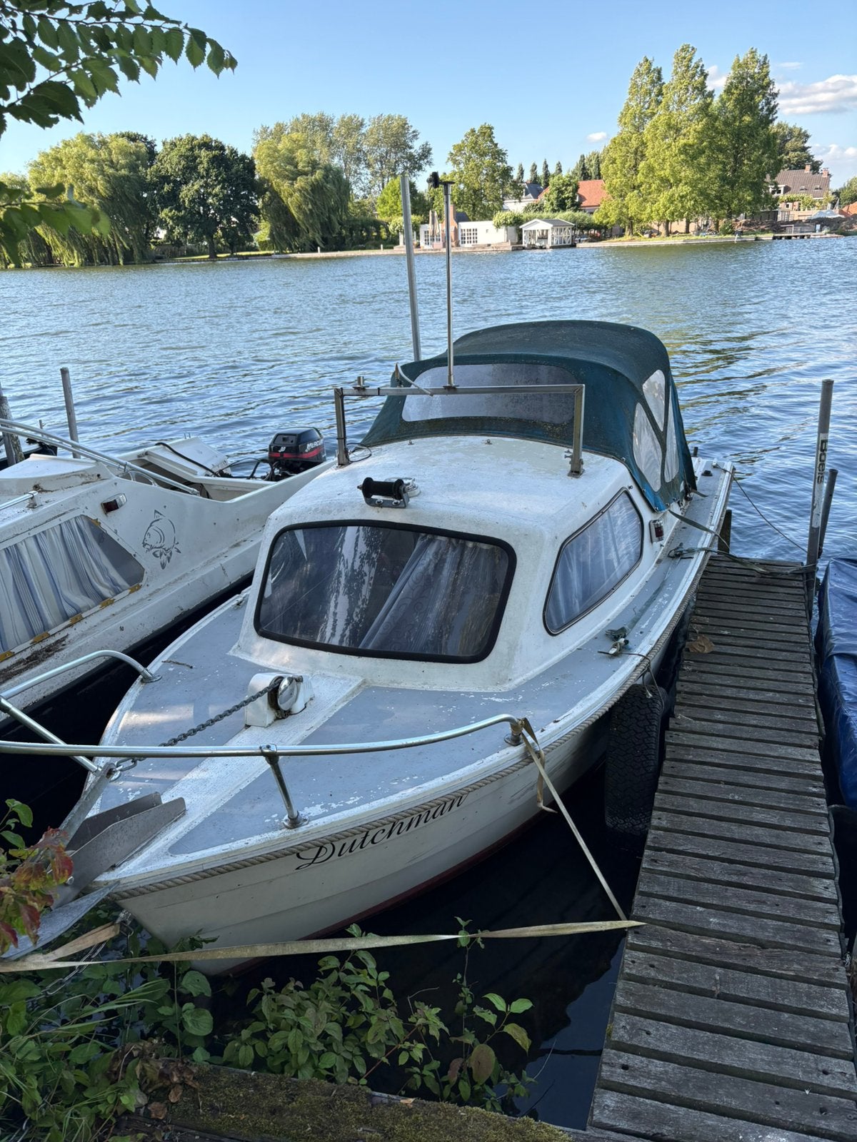 Kajuitboot 5.20 incl 8 pk mercury 2takt, Ophalen, Gebruikt, Kajuitboot, Buitenboordmotor
