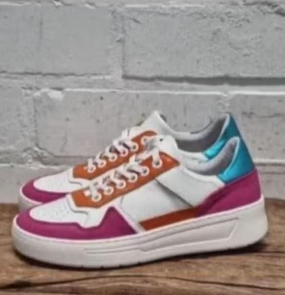 Janice - Prachtige leren sneakers maat 37 - Nieuw €249, Janice, Wit, Nieuw, Ophalen of Verzenden