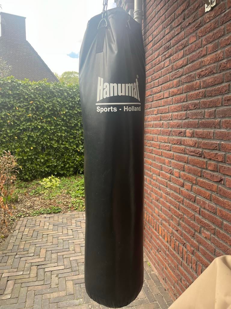 Bokszak Hanumat met beugel - Zo goed als nieuw, ca 160 cm, Ophalen, Zo goed als nieuw, Bokszak