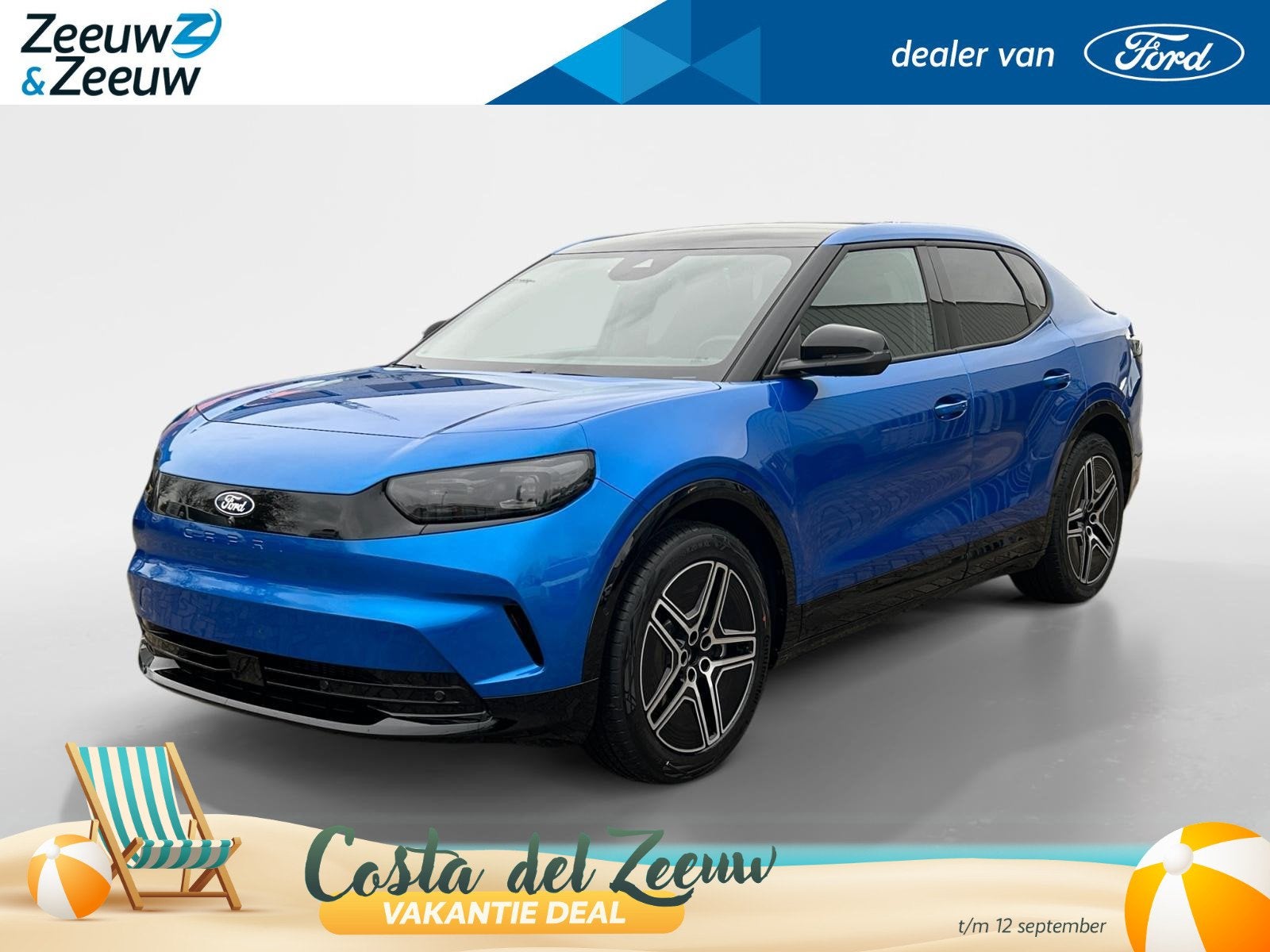 Ford Capri Premium Extended Range RWD 77 kWh | Tot 2200kg tr, Auto's, Ford, Automaat, 12 maanden, Achterwielaandrijving, Overige modellen
