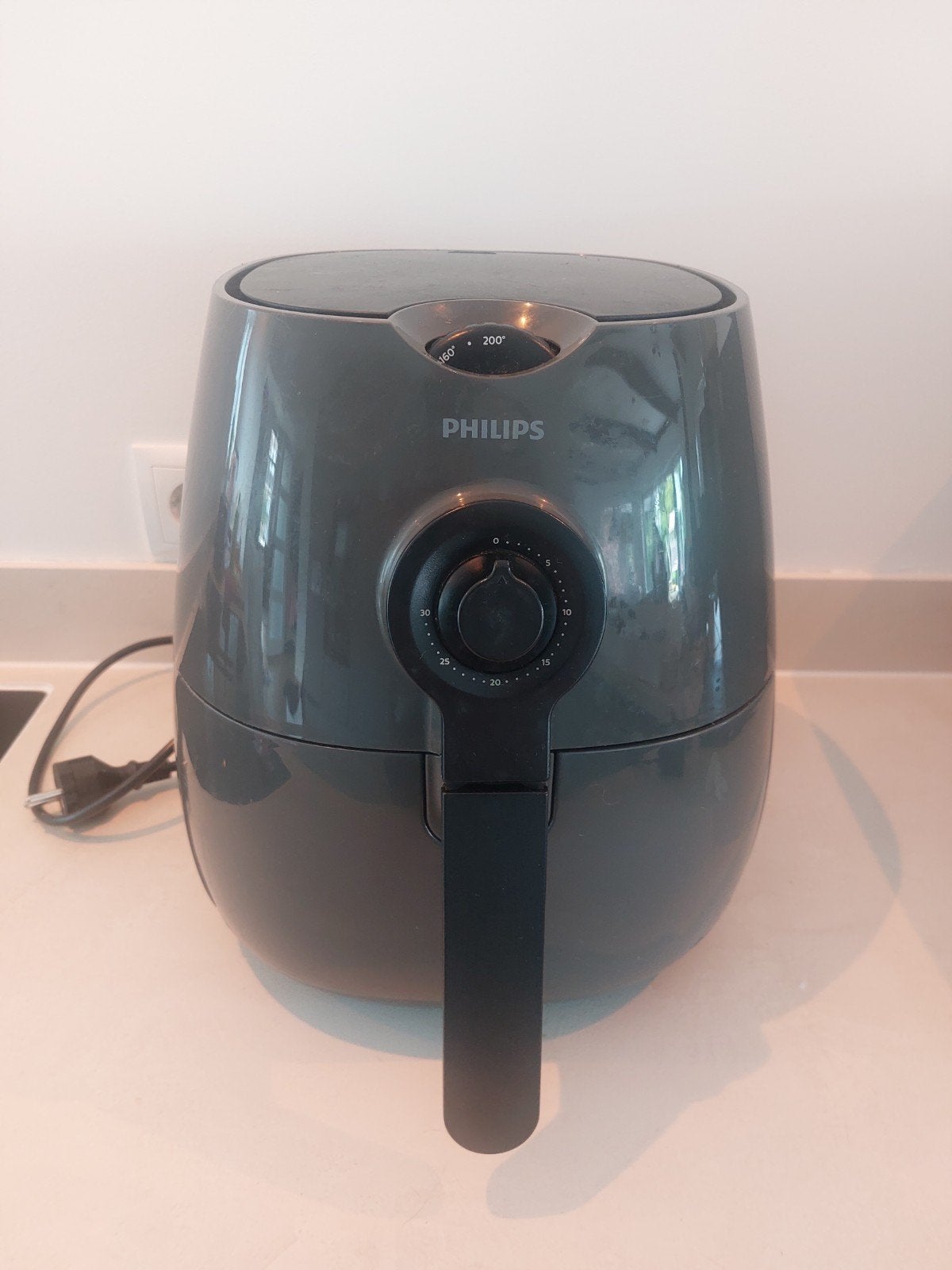 Philips Daily Airfryer HD9216/40 Hetelucht friteuse - grijs, Ophalen, Gebruikt, Airfryer, Minder dan 750 gram
