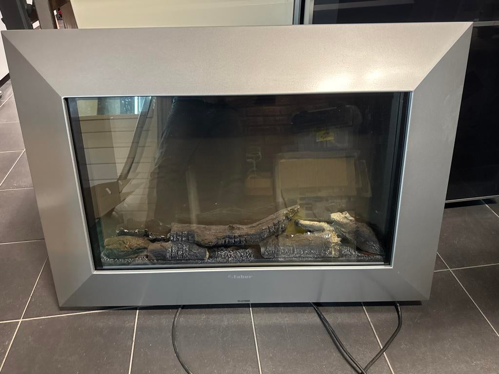 Faber elektrische haard - Model SP4, Ophalen of Verzenden, Gebruikt, Vrijstaande haard, Elektrische haard