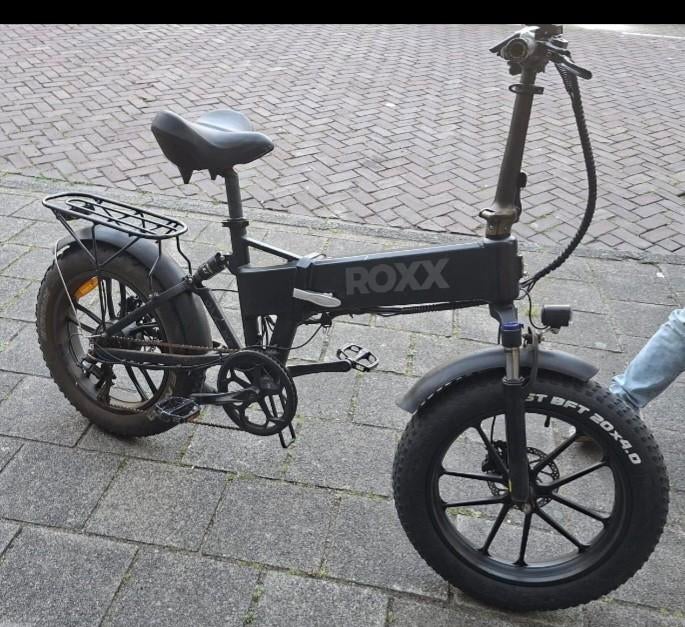 Roxx fatbike, Fietsen en Brommers, Fietsen | Vouwfietsen, Ophalen, Zo goed als nieuw, Totaal opvouwbaar, 20 inch of meer