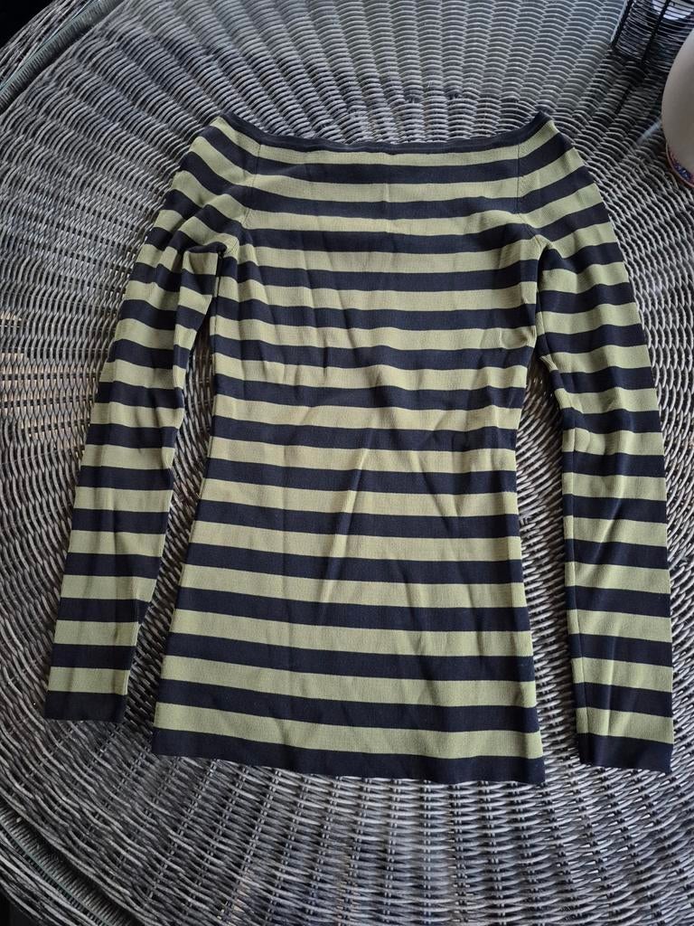 Nikkie top maat S olijf groen/zwart gestreept, Overige kleuren, Ophalen of Verzenden, Zo goed als nieuw, Nikkie