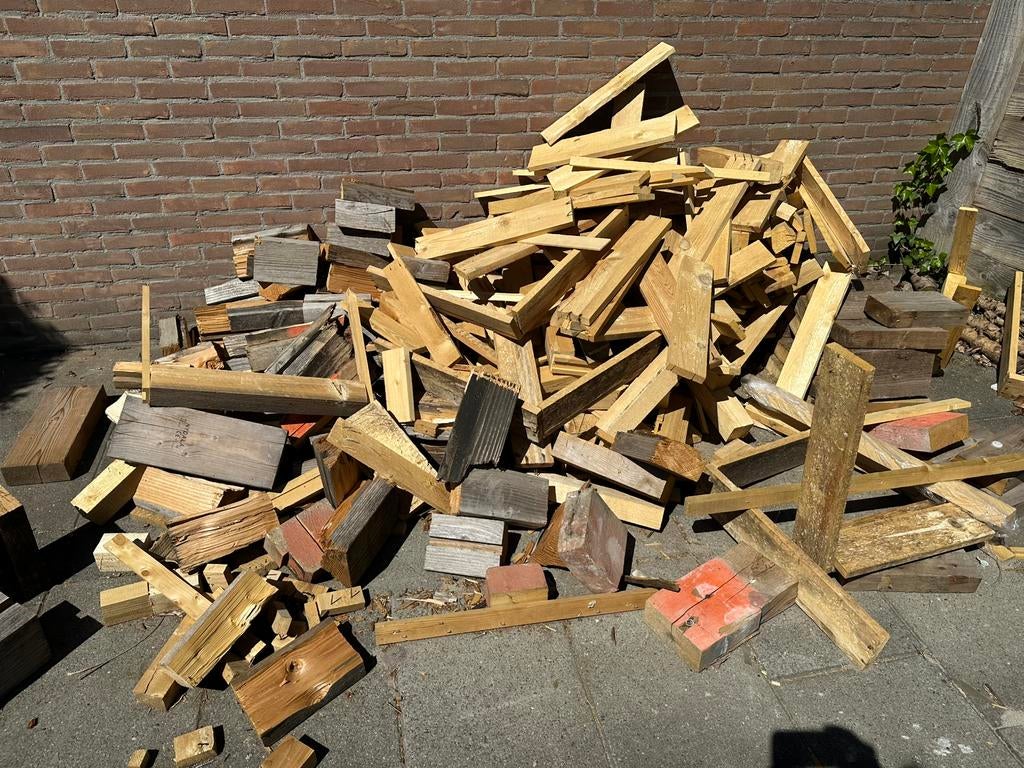 Haardhout gratis afhalen, Tuin en Terras, Haardhout, Minder dan 3 m³, Ophalen