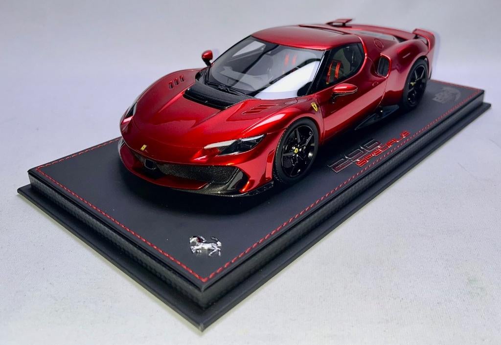 Ferrari 296 Speciale Rosso Magma 1:18 P18269C van BBR, Ophalen of Verzenden, Nieuw, Auto, Overige merken