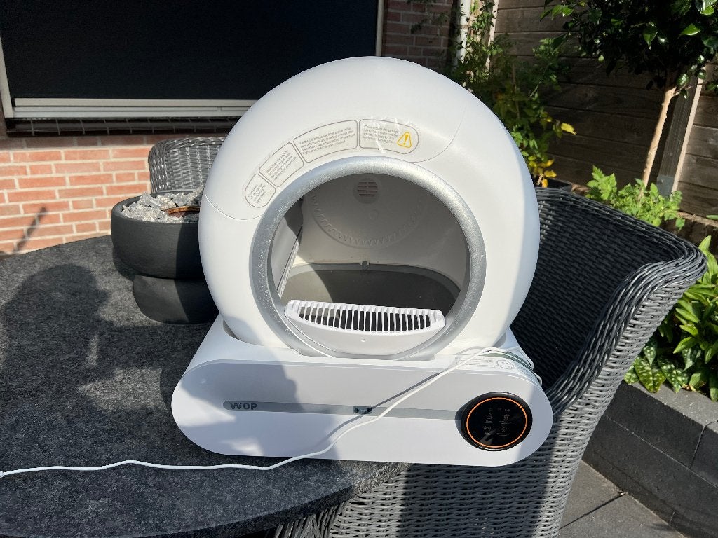 automatische kattenbak, Ophalen of Verzenden, Zelfreinigend, Zo goed als nieuw, Gesloten