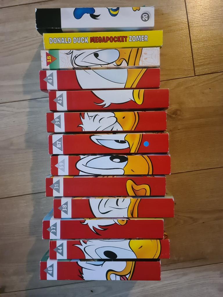 Donald Duck Pockets, Dubbeldikke en speciale uitgaves, Boeken, Stripboeken, Meerdere stripboeken, Ophalen of Verzenden, Gelezen