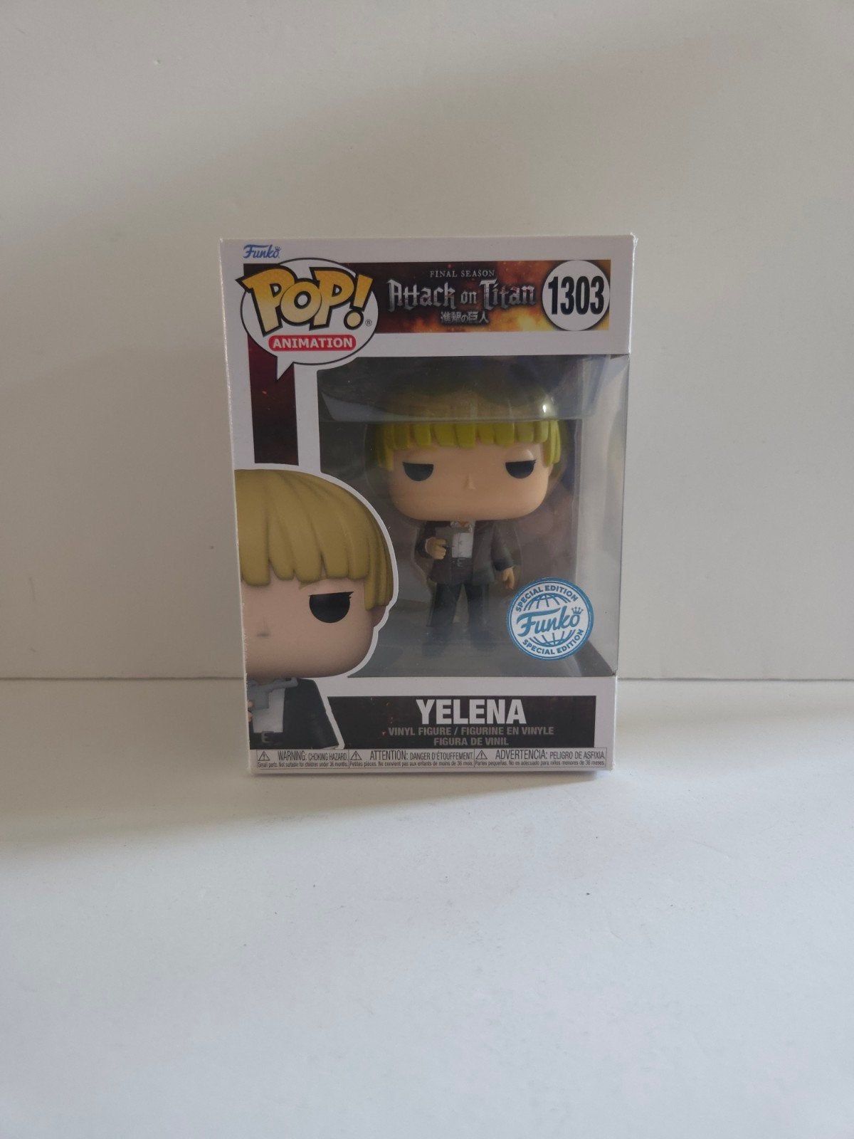 Funko Pop - Attack on Titan - Yelena - 1303, Ophalen of Verzenden, Nieuw