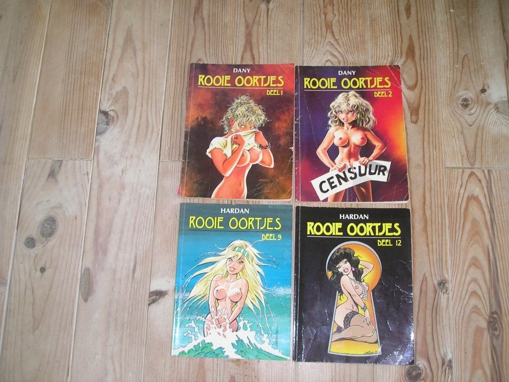4x Rooie Oortjes, Meerdere stripboeken, Ophalen of Verzenden, Gelezen