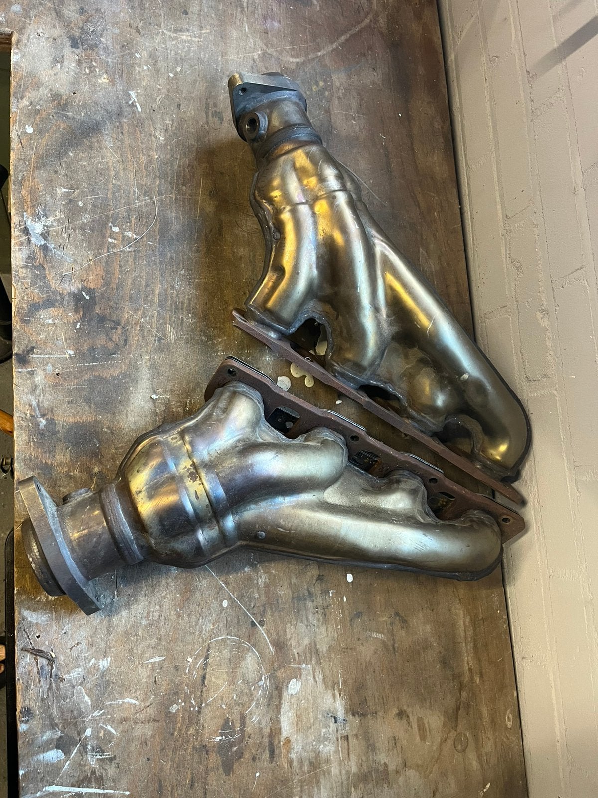 Short headers rvs hemi 6.4 6.2 dodge challenger charger srt8, Auto-onderdelen, Uitlaatsystemen, Dodge, Gebruikt, Ophalen of Verzenden