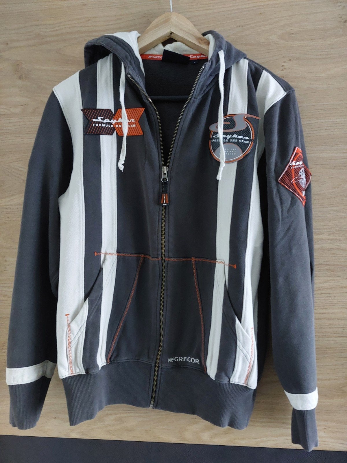 Spyker Formula One Team Hoodie by McGregor - Gedragen, McGregor, Ophalen of Verzenden, Grijs, Gedragen