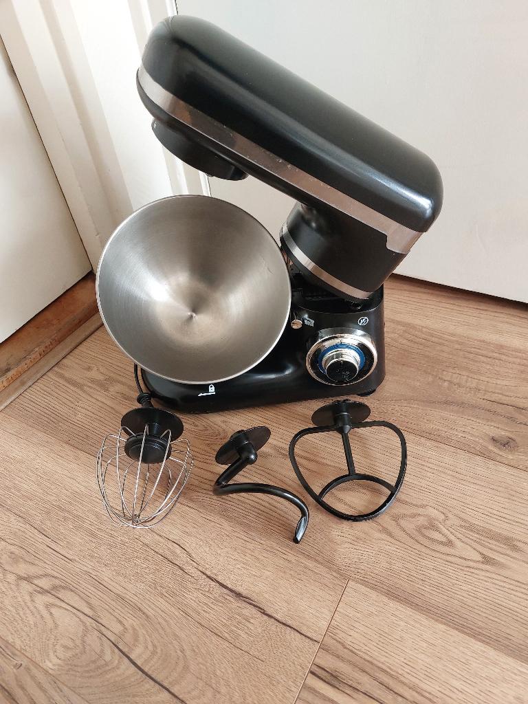 Quigg Retro-Keukenmachine (model KMR 2018.19), Witgoed en Apparatuur, Keukenmixers, 1 tot 2 liter, Ophalen, Zo goed als nieuw